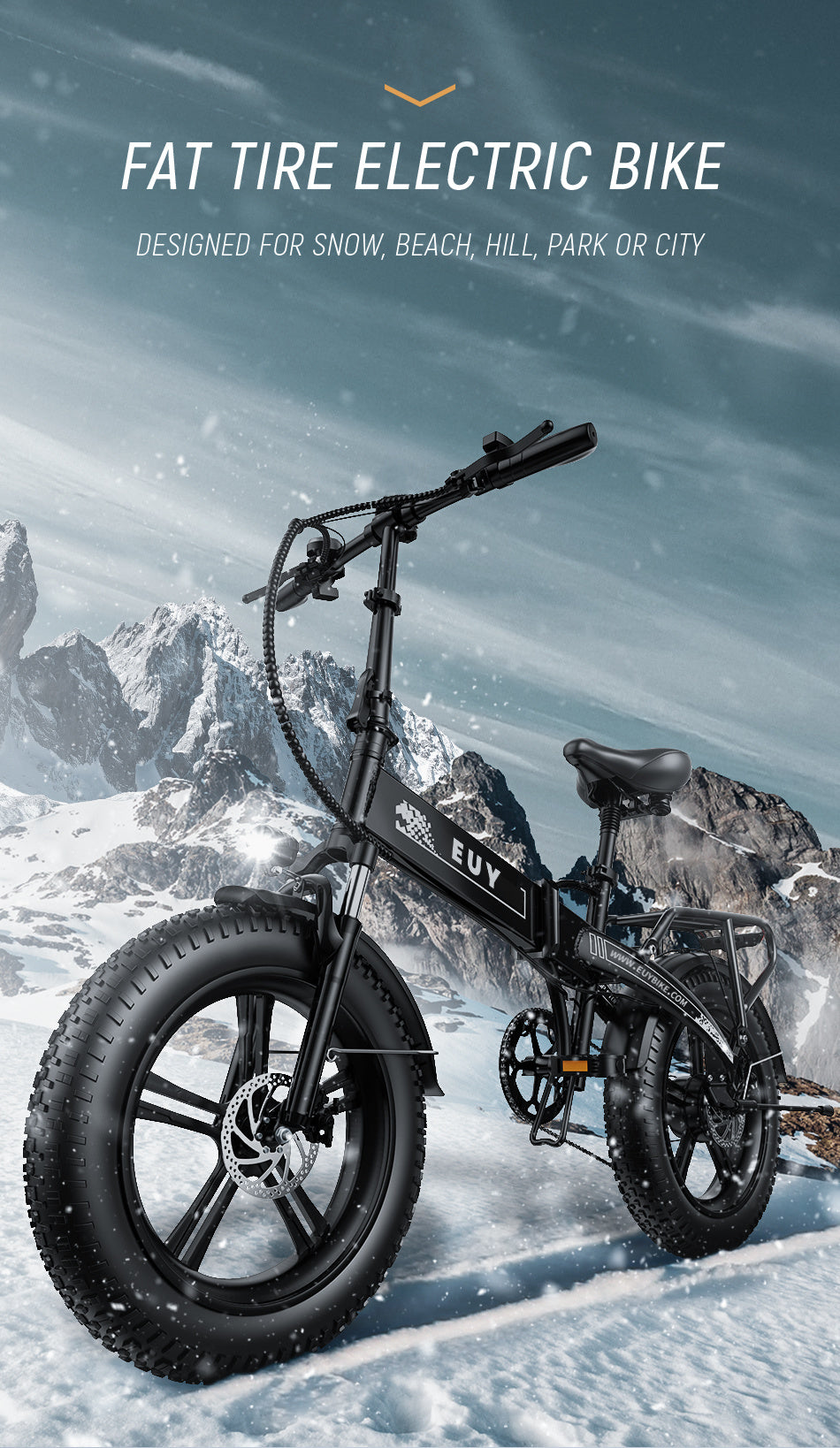 EUY 750w All Terrain Fat Tire E-bike